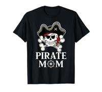 Costume de maman pirate Jolly Roger avec os croisés T-Shirt