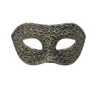 Costume de Mardi Gras pour femme et homme Demi-visage