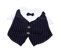 Costume de Mariage pour Animaux de Compagnie, 4 pièces, Chemise pour Chat, Costume de Smoking pour Chiens, Chiot, Chemise de Mariage, Gilet pour Chien, Veste, Robes pour Mariage