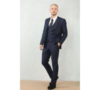 Costume De Mariage Pour Homme En Trois Pièces Ajusté Marine