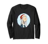 Costume de Marie de Nazareth avec Chapeau de Noël Manche Longue