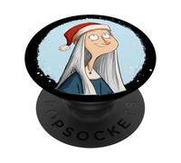 Costume de Marie de Nazareth avec Chapeau de Noël PopSockets PopGrip Adhésif