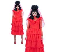 Costume De Mariée Lydia De Beetlejuice Robe Longue Pour Femmes D'Halloween