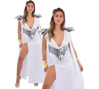Costume De Mariée Momie Blanche Pour Femmes Gothiques D'Halloween Gladiateur UK