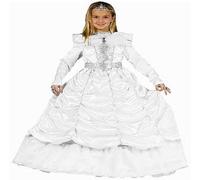 Costume De Mariée Royale Luxueux Pour Petite Fille - Costume De Jeu De Rôle