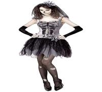W WIDMANN MILANO Party Fashion - Costume femme squelette, robe (femme morte) - Halloween