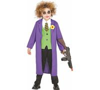 Costume de méchant fou pour enfants taille 110 - 146, taille:128/134