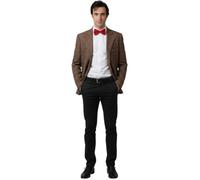 Costume de médecin de voyage dans le temps pour homme - Veste inspirée de la série télévisée de science-fiction et nœud papillon rouge pour Halloween, cosplay et événements de Comic Con - Déguisement