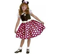 Costume de Minnie Mouse pour fille - 7-8 ans or G