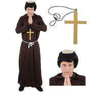 Costume de moine pour adulte avec accessoires