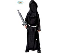 Costume de moine sombre pour enfants Halloween noir