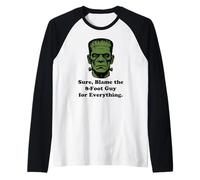 Costume de monstre Frankenstein amusant pour Halloween Manche Raglan