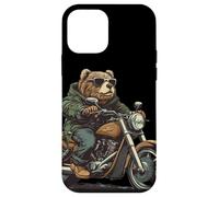 Costume de moto à bascule avec ours cool Coque pour iPhone 12 mini