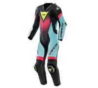 DAINESE Combinaisons Laguna Seca 6 Perf 1 PC Black / Water / Fuxia 56