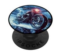 Costume de Moto Patriotique tempête et Cool PopSockets PopGrip Adhésif