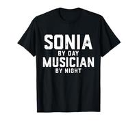 Costume de Musicien Sonia Gen Z Millennial Music Sonia Song T-Shirt
