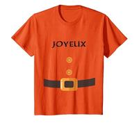Costume de Nain Carnaval Halloween pour Groupes de 7 Sept T-Shirt, Enfant, Orange, 6 Ans