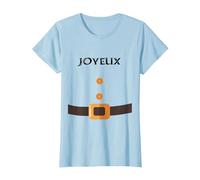 Costume de Nain Carnaval Halloween pour Groupes de 7 Sept T-Shirt, Femme, Bleu Céleste, XL