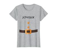 Costume de Nain Carnaval Halloween pour Groupes de 7 Sept T-Shirt, Femme, Gris Chiné, XL