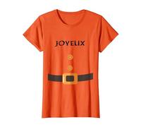 Costume de Nain Carnaval Halloween pour Groupes de 7 Sept T-Shirt, Femme, Orange, XXL