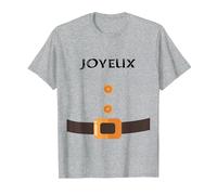 Costume de Nain Carnaval Halloween pour Groupes de 7 Sept T-Shirt, Homme, Gris Chiné, 5XL