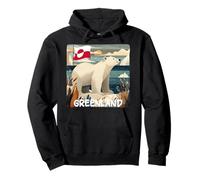 Costume de Nature du Groenland avec Ours de Glace Sweat à Capuche