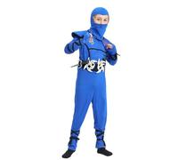 Costume de ninja d'Halloween pour enfants - Combinaison dragon ninja - Costume d'Halloween pour garçon à enfiler et pour jeu de rôle