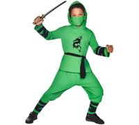 Costume de ninja Dragon Vert 3-4 ans