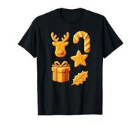 Costume de Noël Amusant en Forme de pépite de Poulet pour Enfants T-Shirt