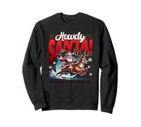 Costume de Noël Amusant Howdy Santa Cowboy Sweatshirt
