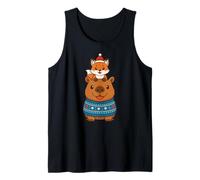 Costume de Noël Amusant Renard Capybara pour garçons et Filles Débardeur