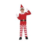 Costume de Noël « Elfe sur l'étagère » pour enfants 3-4 ans