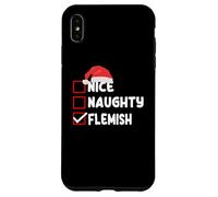 Costume de Noël flamand drôle Flandre Noël Robe de Père Noël Coque pour iPhone XS Max