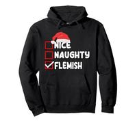Costume de Noël flamand drôle Flandre Noël Robe de Père Noël Sweat à Capuche
