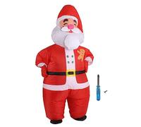 Costume de Noël Gonflable Assulement de poupée imperméable pour Le Parc de Cosplay pour Adultes (Big Head Santa)