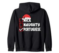 Costume de Noël portugais drôle avec citation du Père Noël portugais Sweat à Capuche
