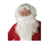 Costume De Noël Pour Adultes Avec Barbe Et Perruque De Santa Claus