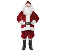 Costume De Noël Pour Adultes Deluxe Père Noël Qualité Professionnelle