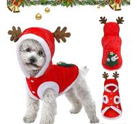 Costume de Noël pour Chien, Déguisement de Noël pour Chiens, Vêtements pour Chien de Noels, Costume Noels pour Chat Chiens, Tenue Noëls Chi-en, Vêtement Chi-en Noëls, pour Cosplay Fête No-ël (L)