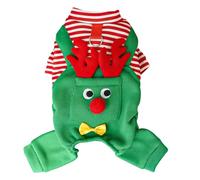 Costume de Noël pour Chien, Design Festif, 1 pièce, déguisement de Noël pour Animaux de Compagnie, Sweat-Shirt Ted-dy Bichon Chiot Chaton, Facile à Porter, pour Chiens Chats