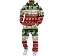 Costume De NoëL pour Homme,Suits pour Hommes catégorie Masculin Élégance Festive Couture Décontractée Accessoirisez Votre Quotidien avec Un Motif imprimé Festif (Khaki, L)