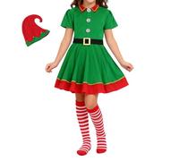 Costume de Noël pour - Pour les vacances d'hiver, le cosplay de Noël pour les spectacles de théâtre, tenue de vacances, vêtements festifs avec tissu doux et confortable, costume de Père Noël