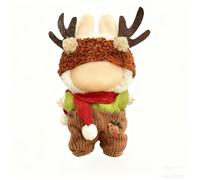 Costume de Noël Renne pour Poupée for Labubu 17cm | Ensemble Fait Main avec Accessoires Festifs | Vêtements de Poupée Haut de Gamme pour CollectionneRenne (Style 2)