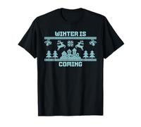 Costume de Noël rétro Vintage Amusant Winter is Coming T-Shirt