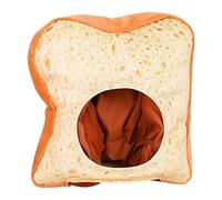 Costume de pain grillé Costume de pain - Costume de pain grillé en peluche, couvre-chef de danse | Coiffe de danse douce en costume avec tranche de pain, nouveau chapeau de spectacle de fête cospl