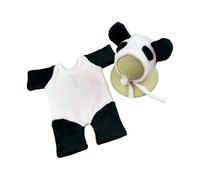 Costume De Panda Confortable Pour Les Séances Photo De Nourrissons Combinaison Respirante Avec Chapeau Assorti Célébrations De Famille Costume De Célébration De Vacances Pour Bébé