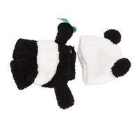 Costume de Panda Deluxe pour Animal de Compagnie - Doux, Confortable et Tenue pour Chiens de Petite/Moyenne Taille avec Chapeau Inclus (S)