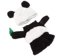Costume de Panda Deluxe pour Animal de Compagnie - Doux, Confortable et Tenue pour Chiens de Petite/Moyenne Taille avec Chapeau Inclus (XL)