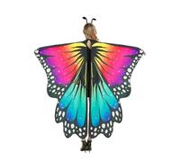 Costume de papillon pour femme, cape de papillon, costume de carnaval, ailes de papillon pour carnaval, fête à thème