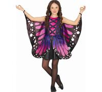 Déguisement Papillon Violet Fille - Taille: 10 À 12 Ans (142-148 Cm) Rose